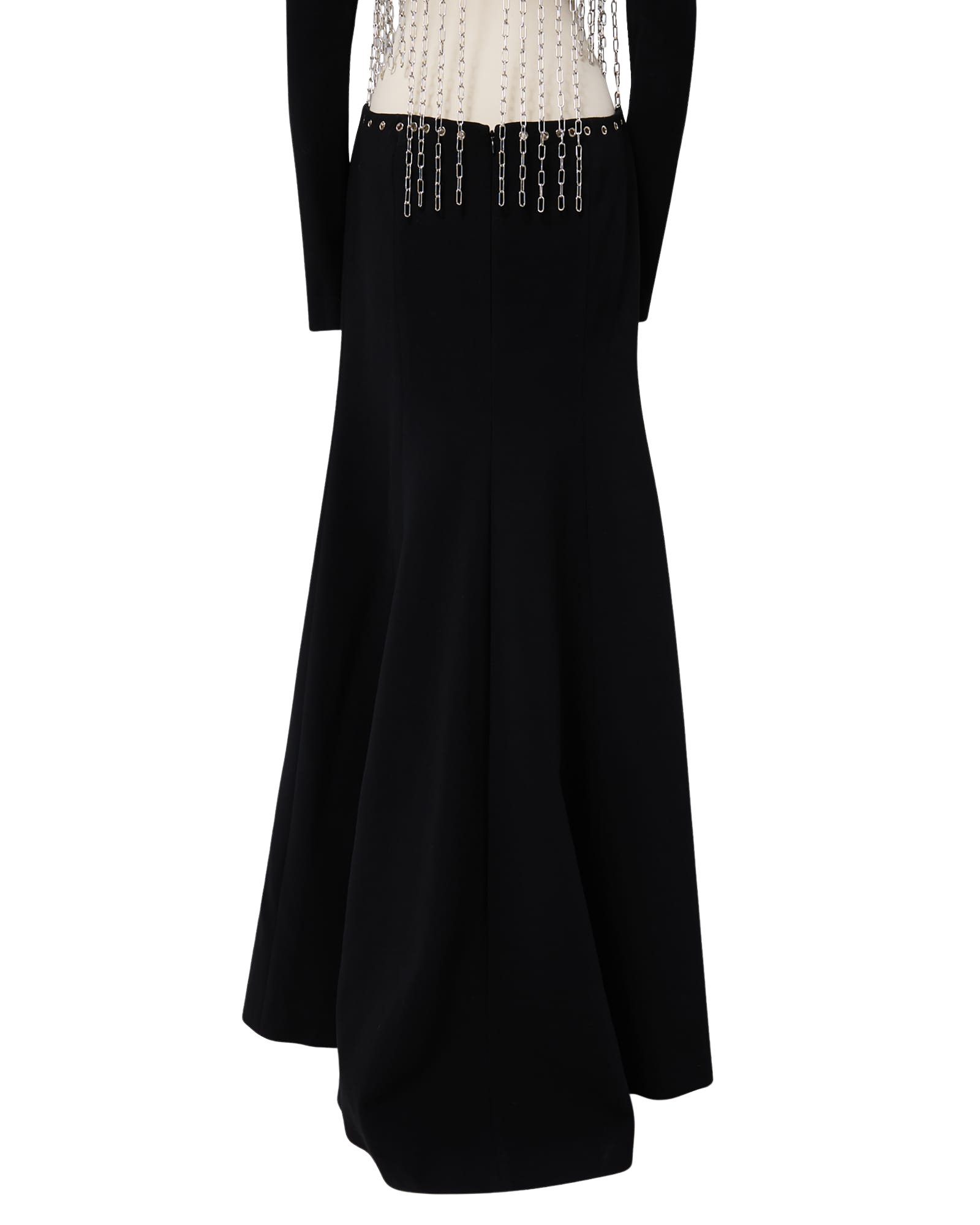 Kimhe Kim - Chain Embellished Waistless Maxi Dress (Black) product image 8 | TRAB K-Fashion Australia
