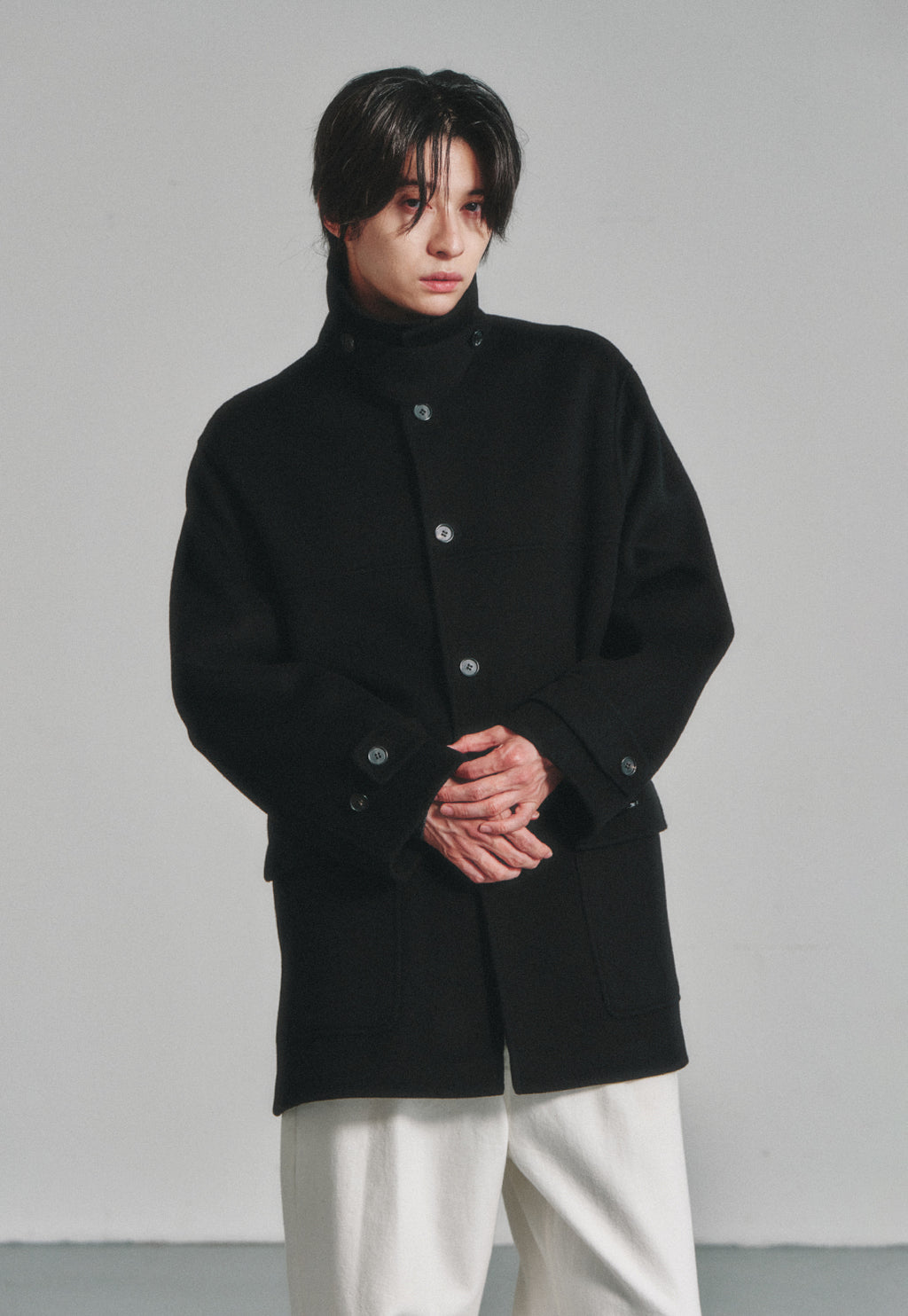 Art if acts - Handmade Car Coat (Black) product image 4 | TRAB K-Fashion Australia