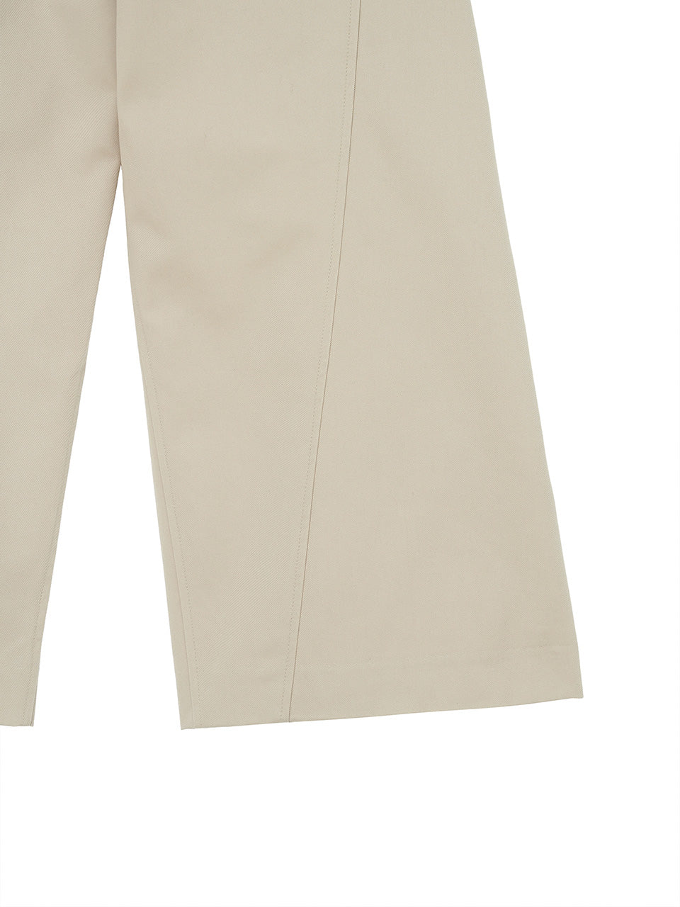 Kijun - Curved Seam Wide Pants (Beige) product image 10 | TRAB K-Fashion Australia