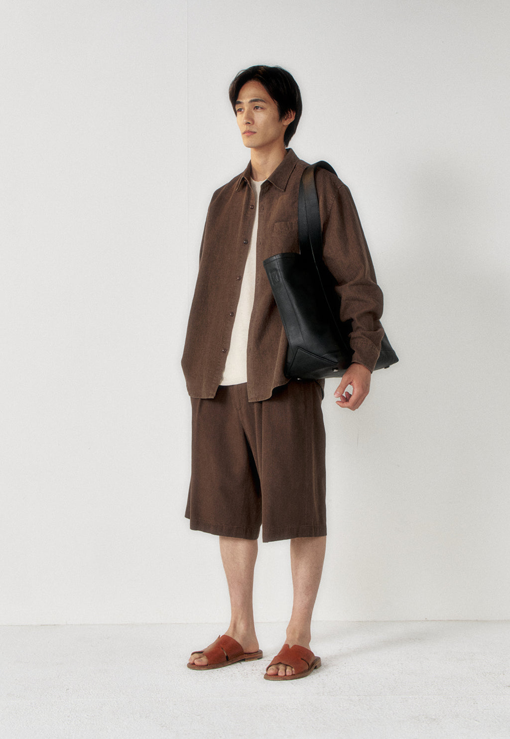 Art if acts - Washed Linen Shirt (Wood) product image 4 | TRAB K-Fashion Australia