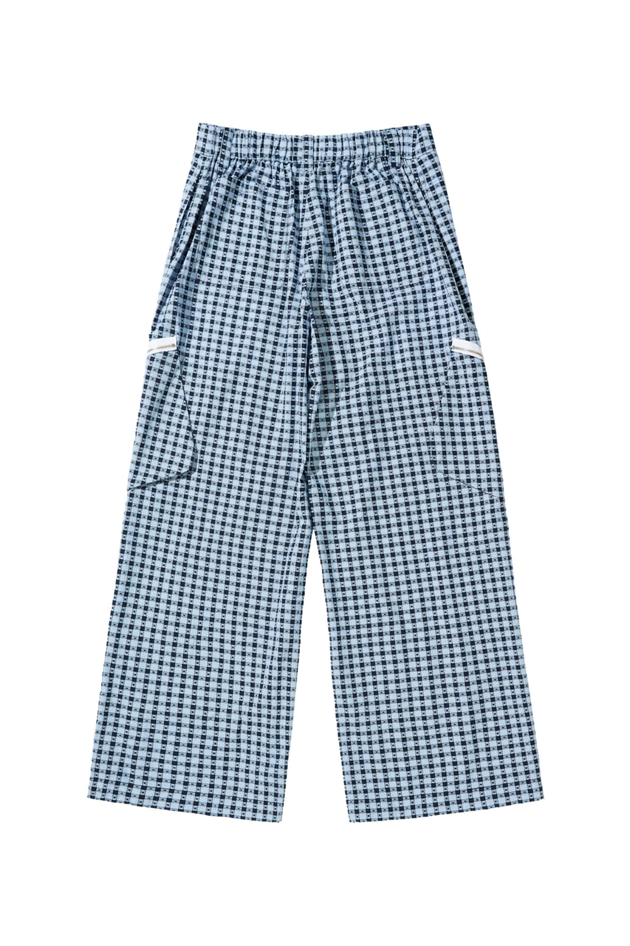 Deinet - Deinet Check Cargo String Pants (Blue) product image 2 | TRAB K-Fashion Australia