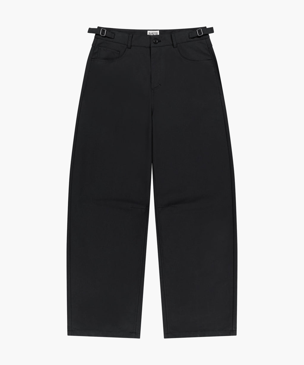 Marithe & Francois Girbaud - Curved Chino Pants (Black) product image 5 | TRAB K-Fashion Australia