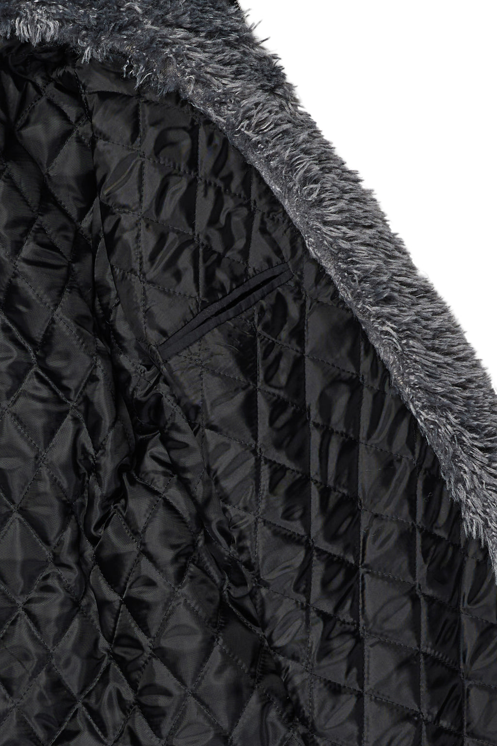 Deinet - Bizzo Point Faux Fur Jumper (Charcoal) product image 17 | TRAB K-Fashion Australia