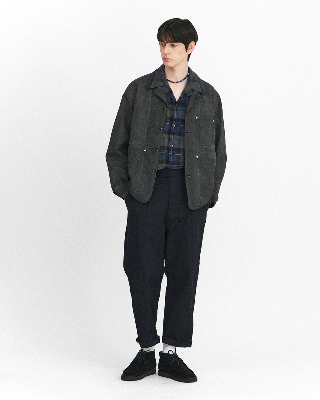 Eastlogue - Single Belted Comfy Pants (D.navy) product image 4 | TRAB K-Fashion Australia