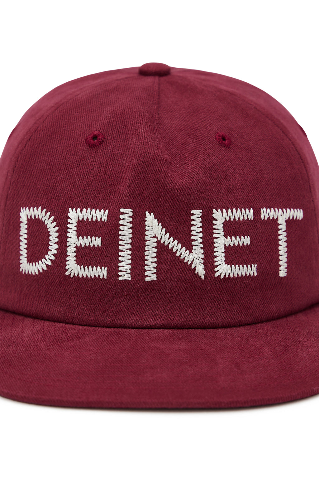 Deinet - Zigzag Logo Mini Bar Detail Cap (Burgundy) product image 4 | TRAB K-Fashion Australia