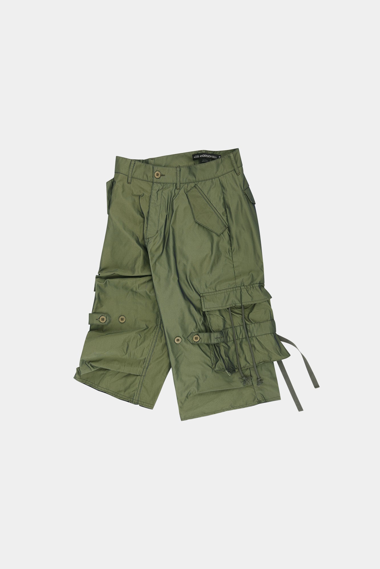 Andersson Bell - Nadrin Multi Pocket Cargo Shorts (Khaki) product image 9 | TRAB K-Fashion Australia