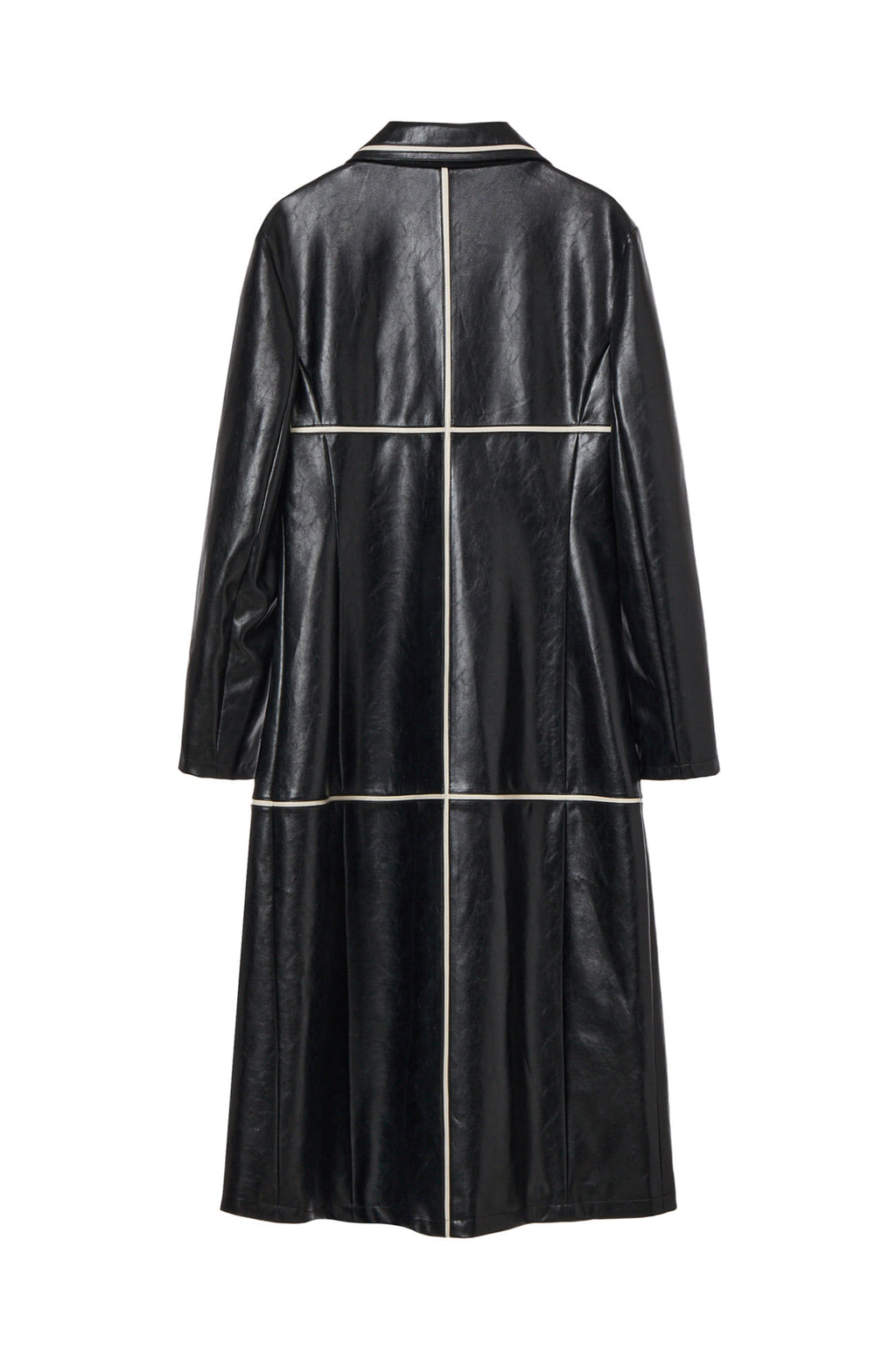 Deinet - Faux Leather Contrast Jacket (Black) product image 9 | TRAB K-Fashion Australia