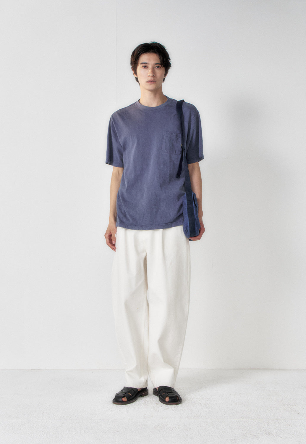 Art if acts - Garment Dyed Slub Pocket T-Shirt (French Blue) product image 2 | TRAB K-Fashion Australia
