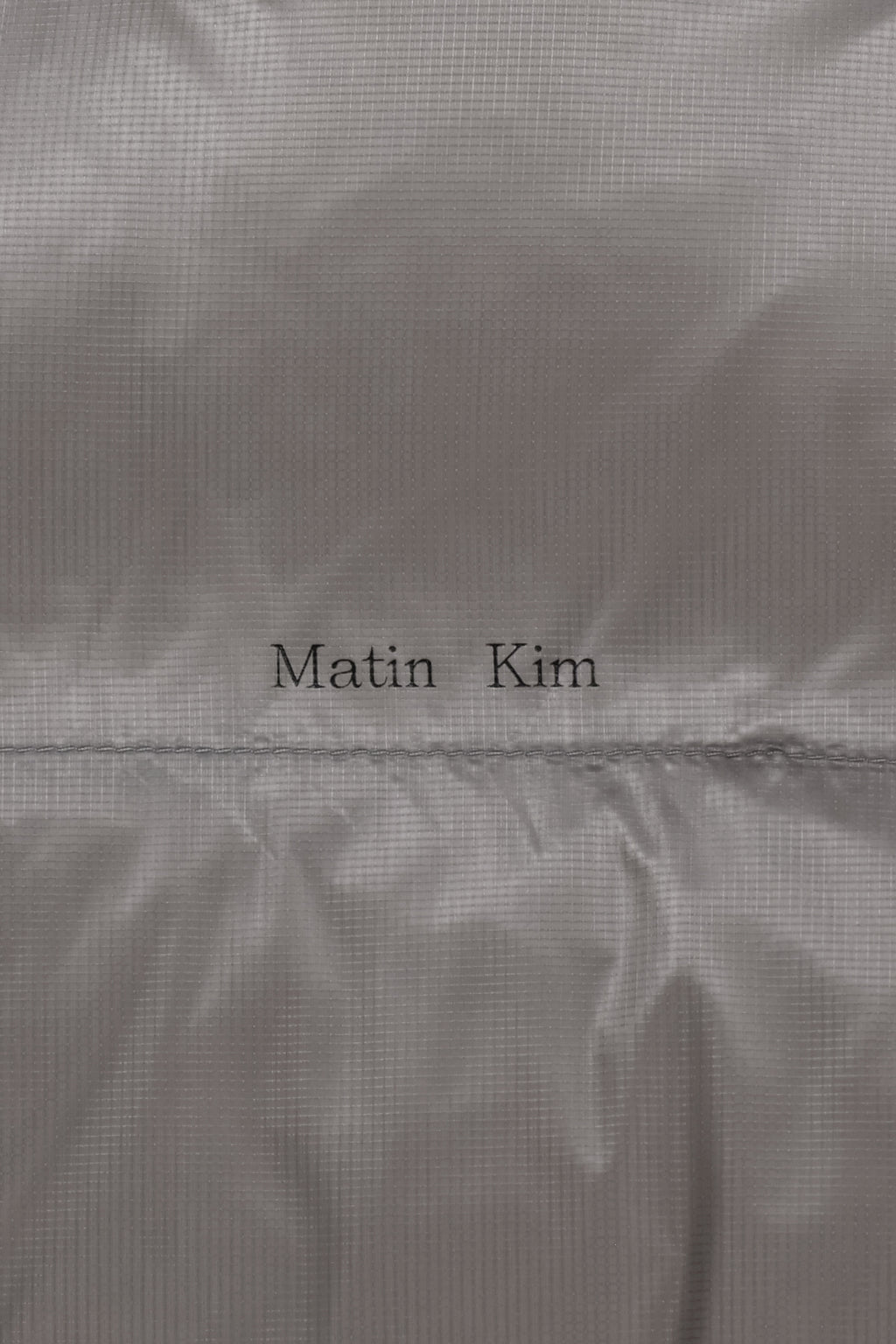 Matin Kim - Icon Logo Down Jumper (Light Grey) product image 5 | TRAB K-Fashion Australia