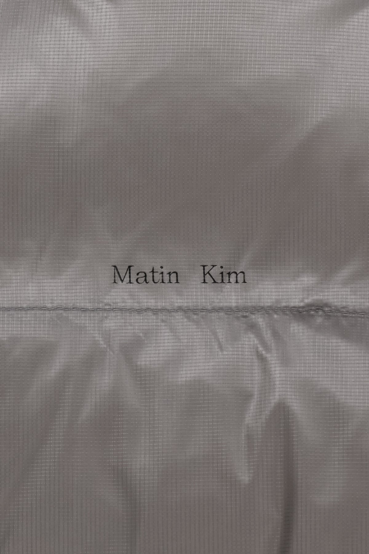 Matin Kim - Icon Logo Down Jumper (Light Grey) product image 5 | TRAB K-Fashion Australia