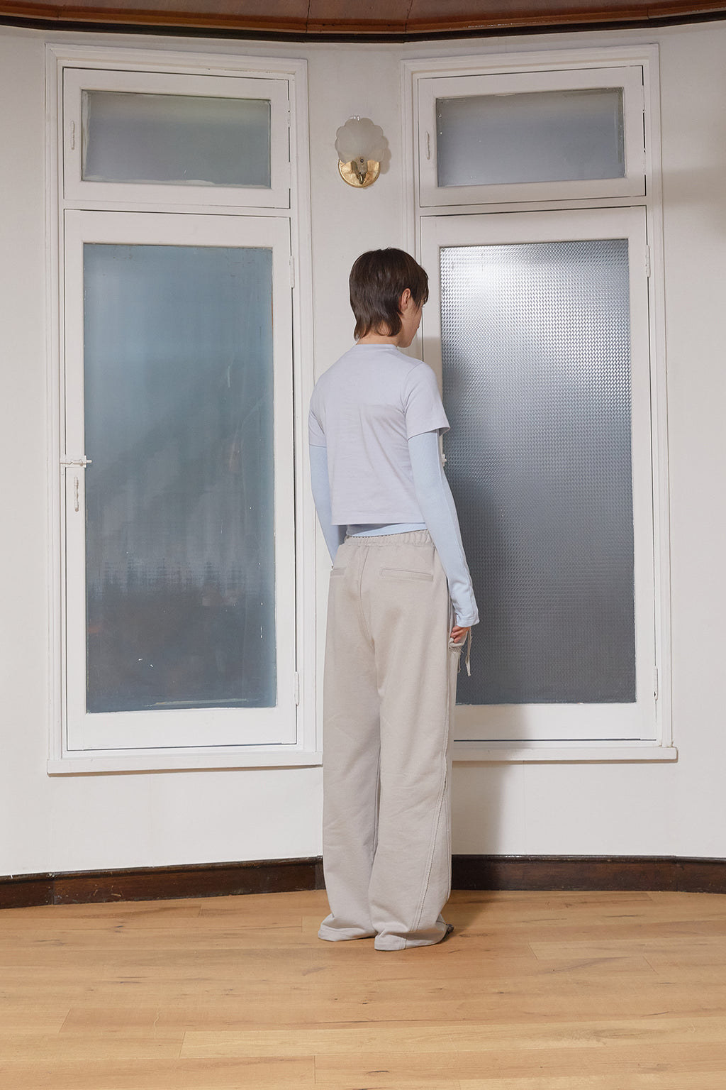 Matin Kim - Volume Pocket Sweatpants (Beige) product image 9 | TRAB K-Fashion Australia