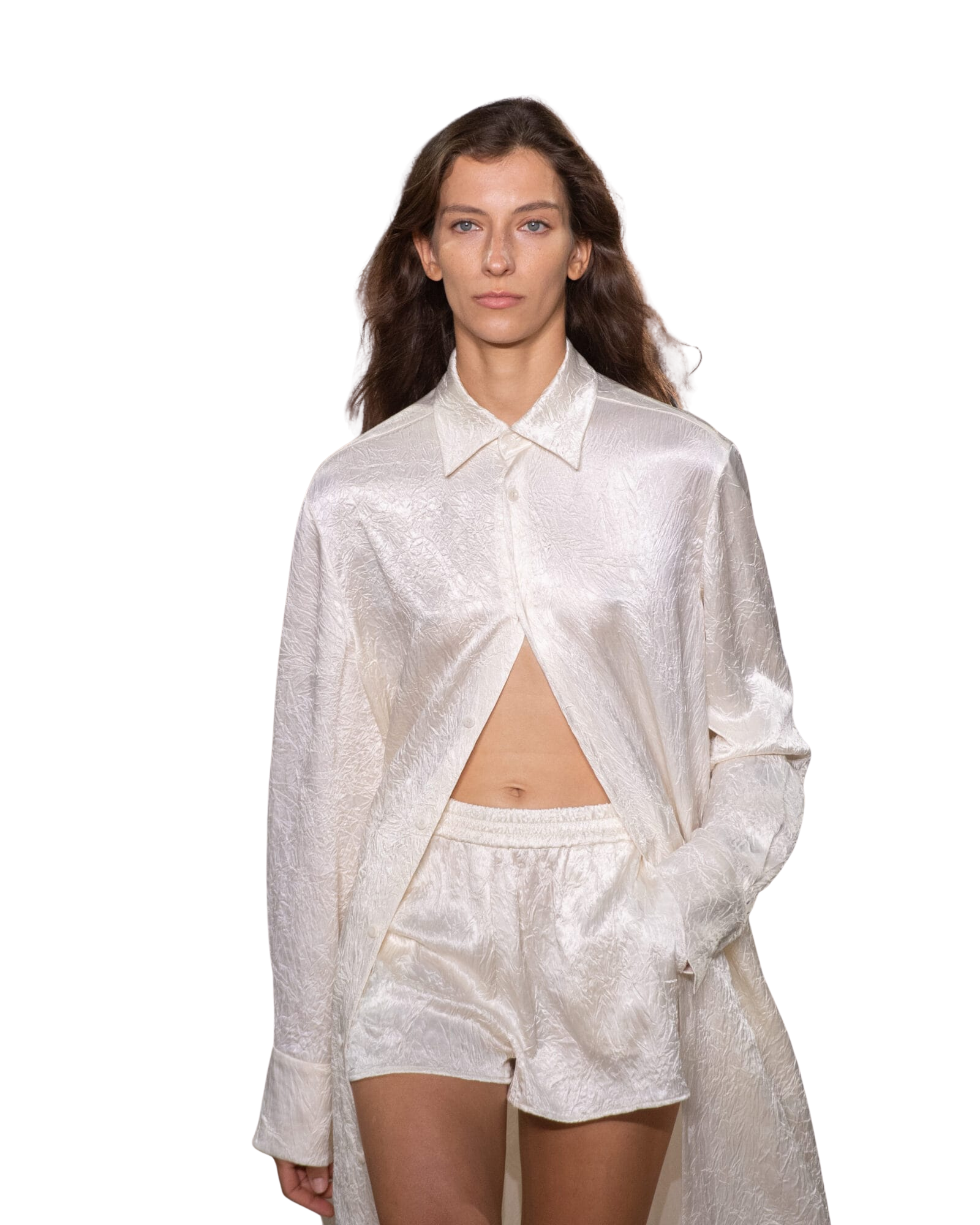 Kimhe Kim - Creased Shorts (Ivory) product image 2 | TRAB K-Fashion Australia