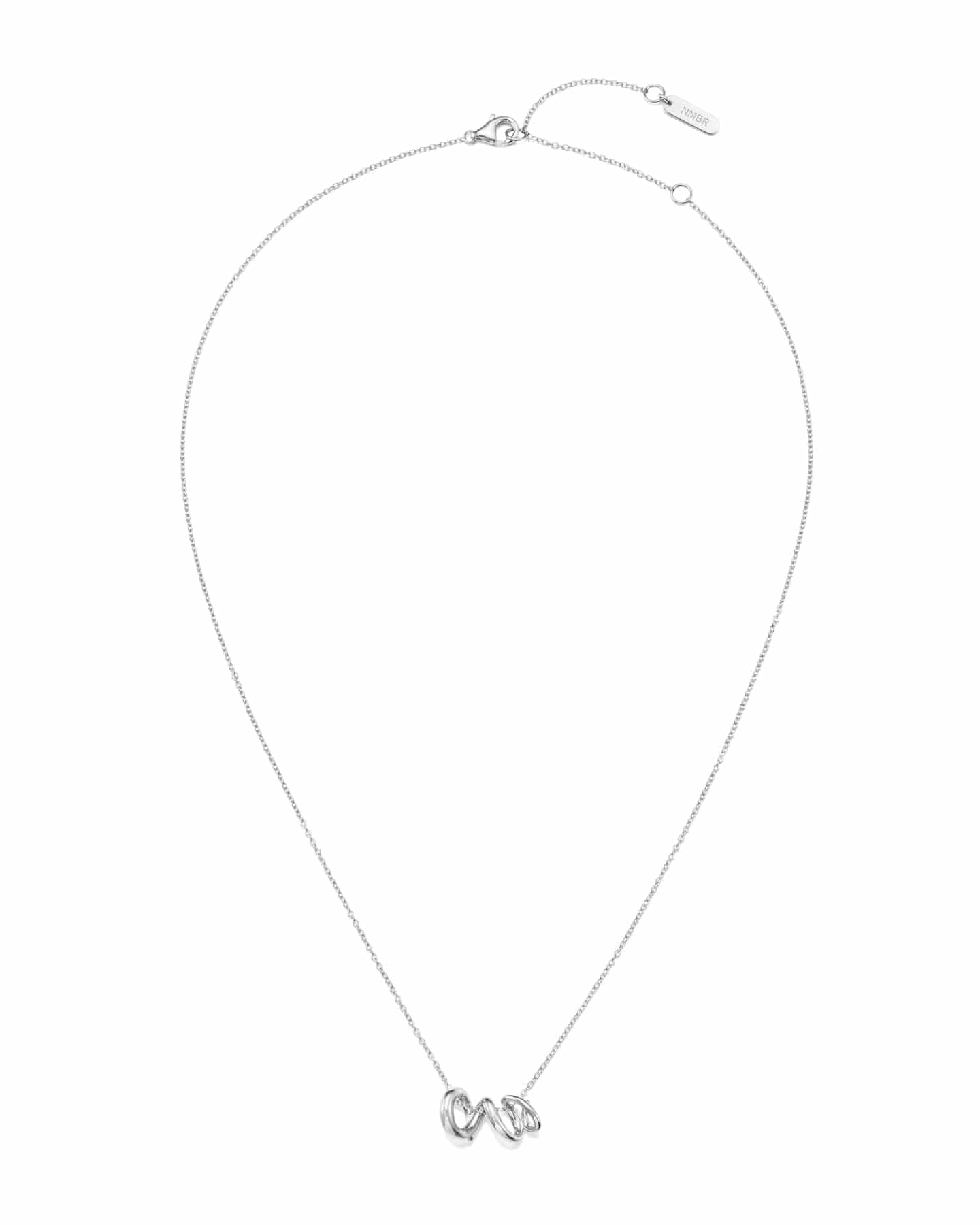 Numbering - Fluid Spiral Pendant Necklace #4803 product image 3 | TRAB K-Fashion Australia