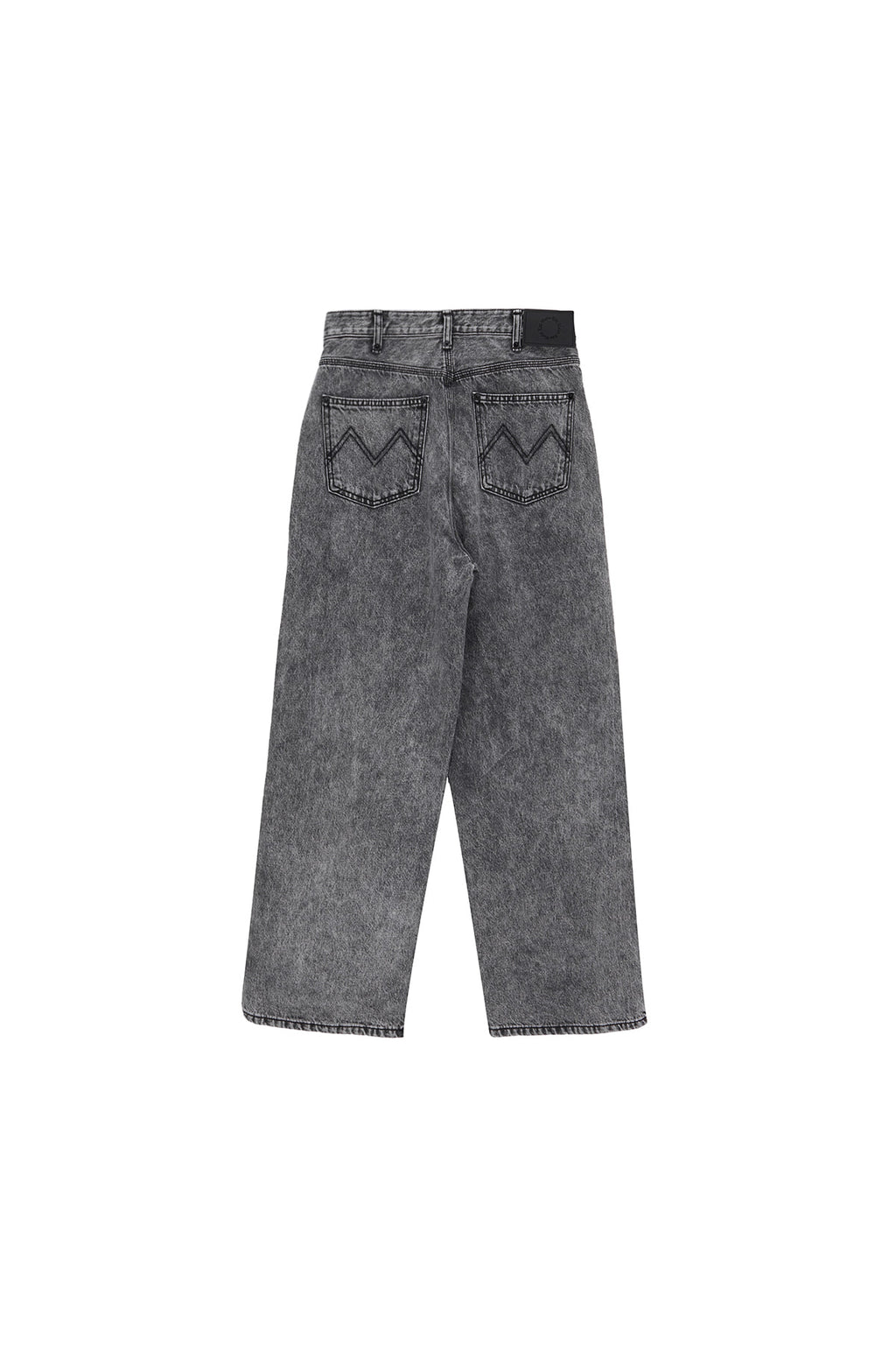Matin Kim - Rivet Point Denim Pants (Black) product image 2 | TRAB K-Fashion Australia