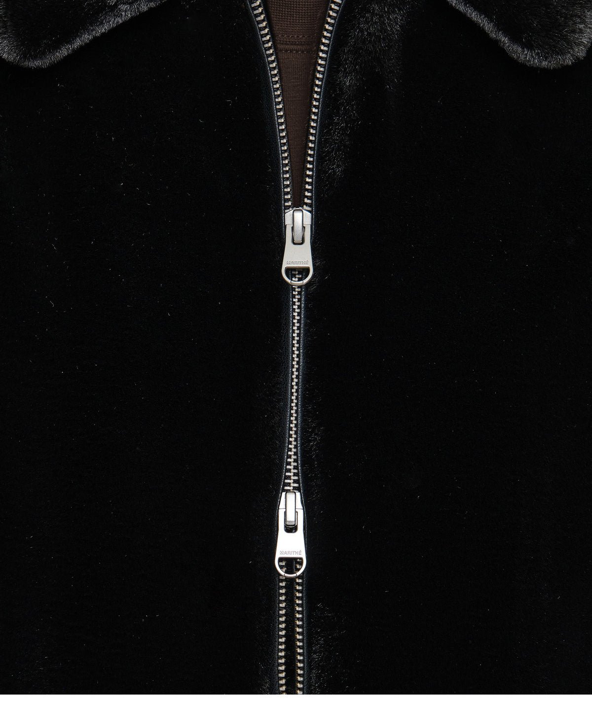 Marithe & Francois Girbaud - Collar Faux Fur Jacket (Black) product image 4 | TRAB K-Fashion Australia