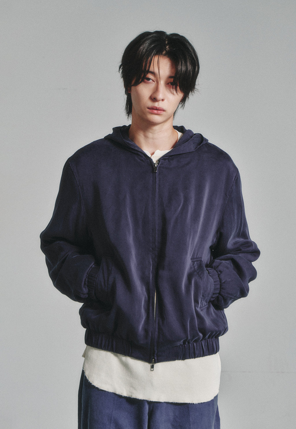 Art if acts - Cupra Hoodie Zip-up (Deep Navy) product image 5 | TRAB K-Fashion Australia