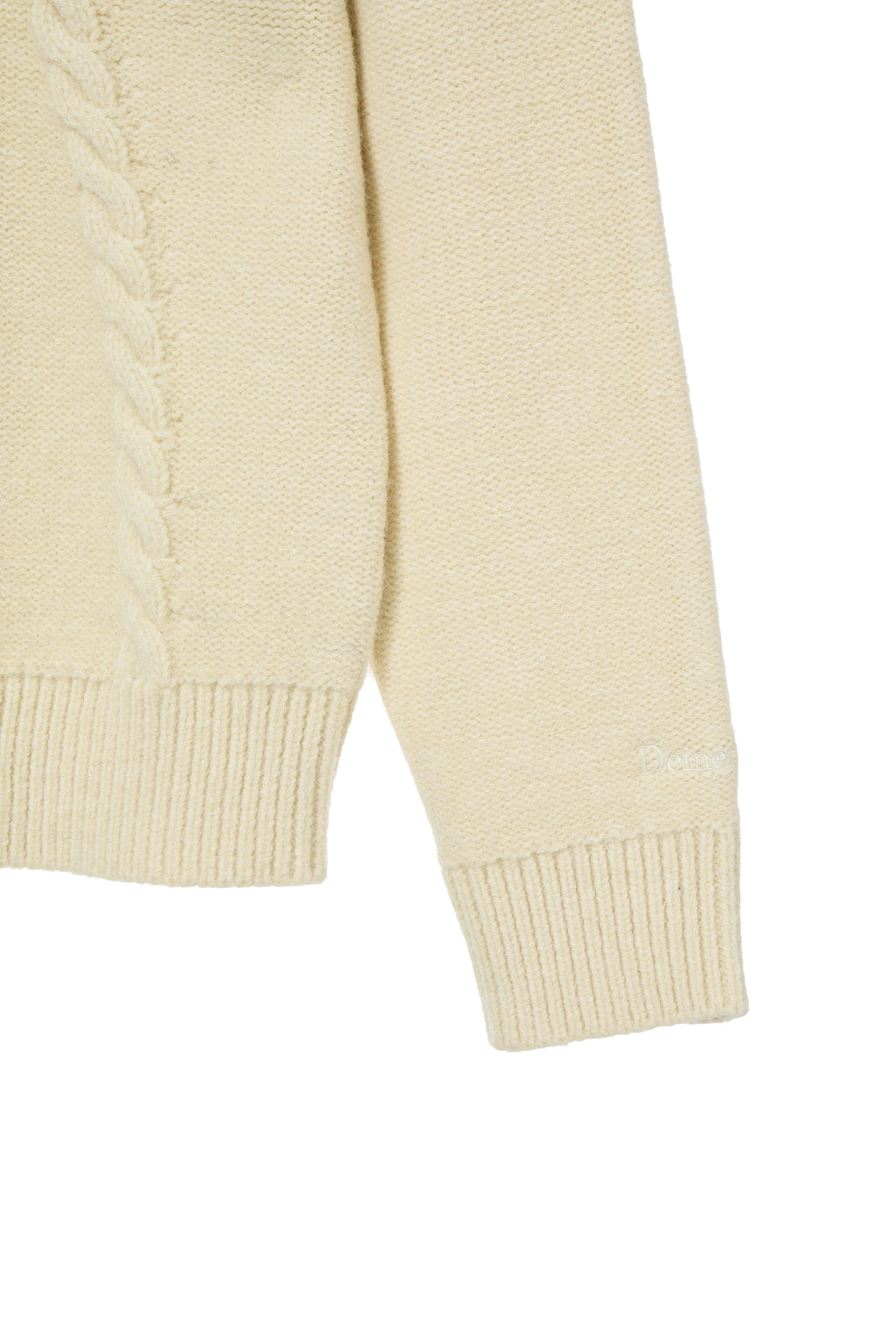 Deinet - Button High-Neck Twist Knit (Ivory) product image 5 | TRAB K-Fashion Australia