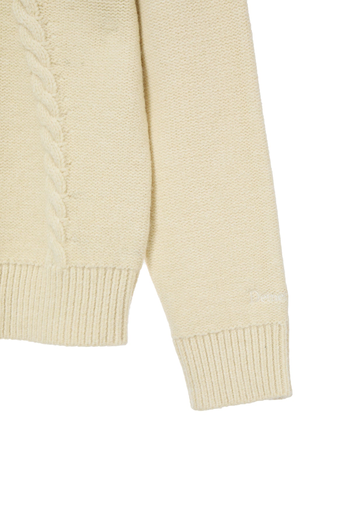Deinet - Button High-Neck Twist Knit (Ivory) product image 5 | TRAB K-Fashion Australia