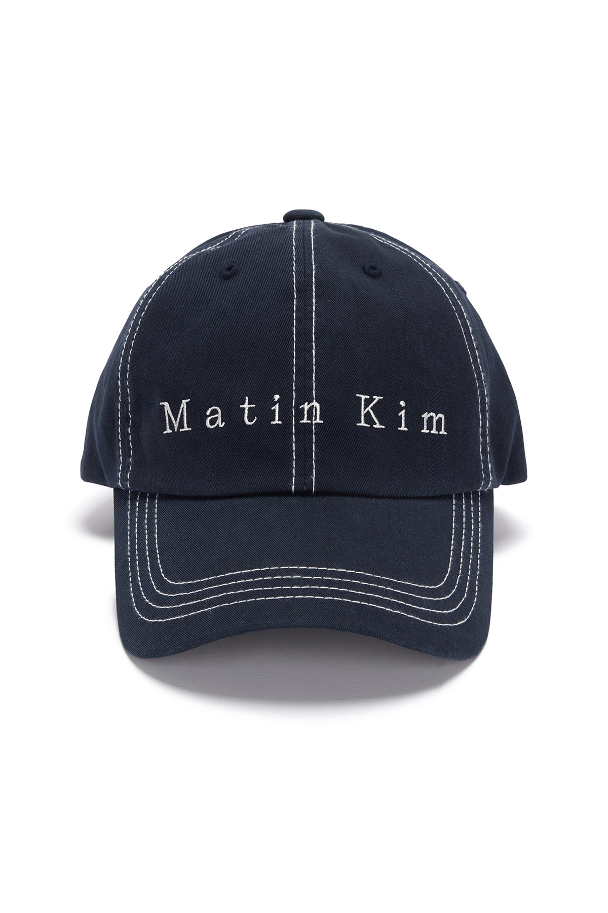 Matin Kim - Matin Stitch Ball Cap (White) product image 7 | TRAB K-Fashion Australia