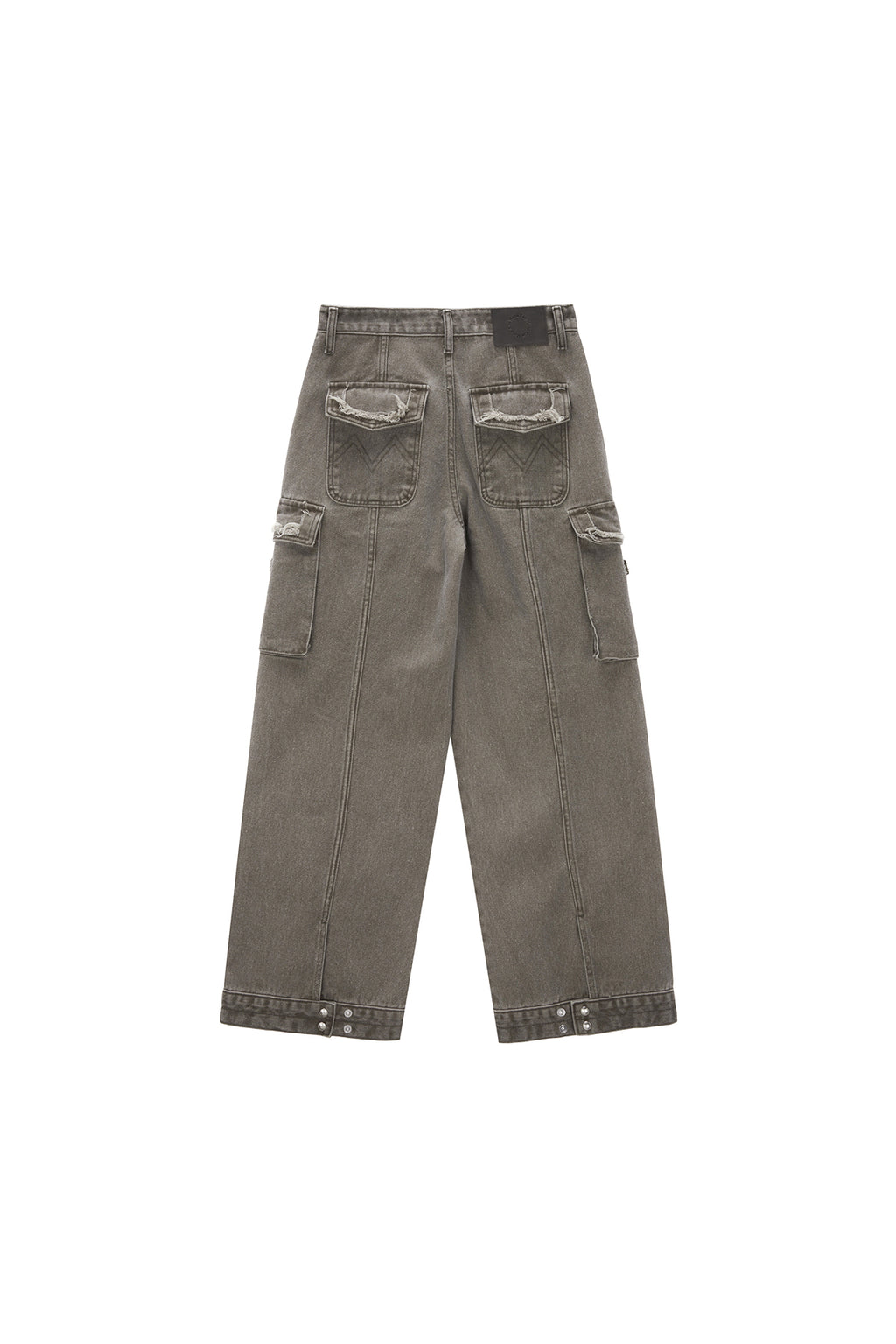 Matin Kim - Color Dying Cargo Pants (Grey) product image 2 | TRAB K-Fashion Australia