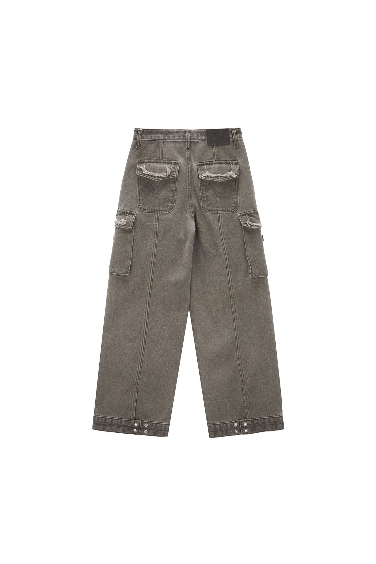 Matin Kim - Color Dying Cargo Pants (Grey) product image 2 | TRAB K-Fashion Australia