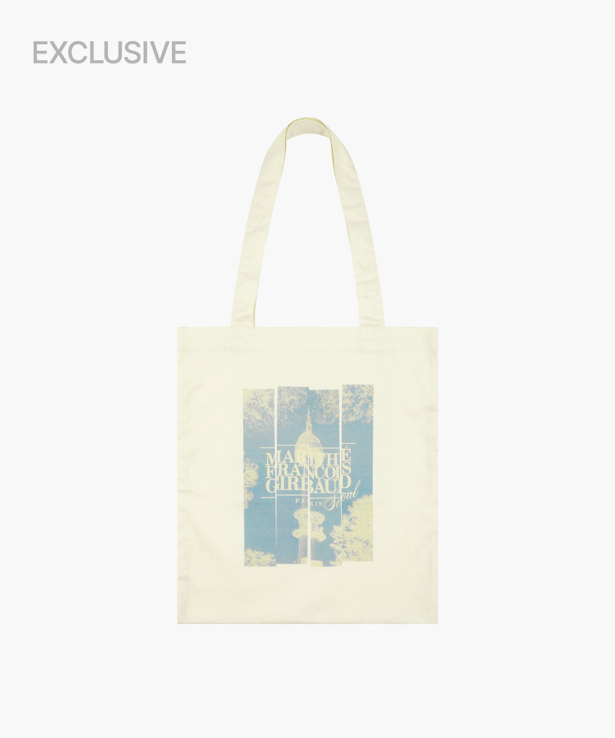 Marithe & Francois Girbaud - Seoul Exclusive Graphic Eco Bag (Ivory) product image 1 | TRAB K-Fashion Australia