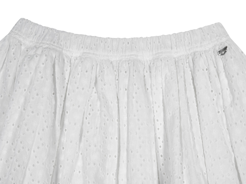 Coyseio - Flower Punching Skirt (White) product image 14 | TRAB K-Fashion Australia