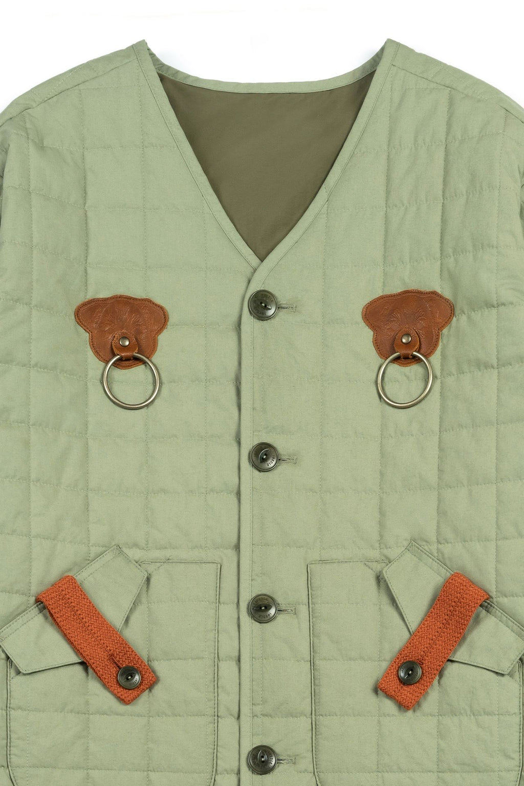 Ioedle - Welcome Gate Quilted Jacket (Olive) product image 6 | TRAB K-Fashion Australia