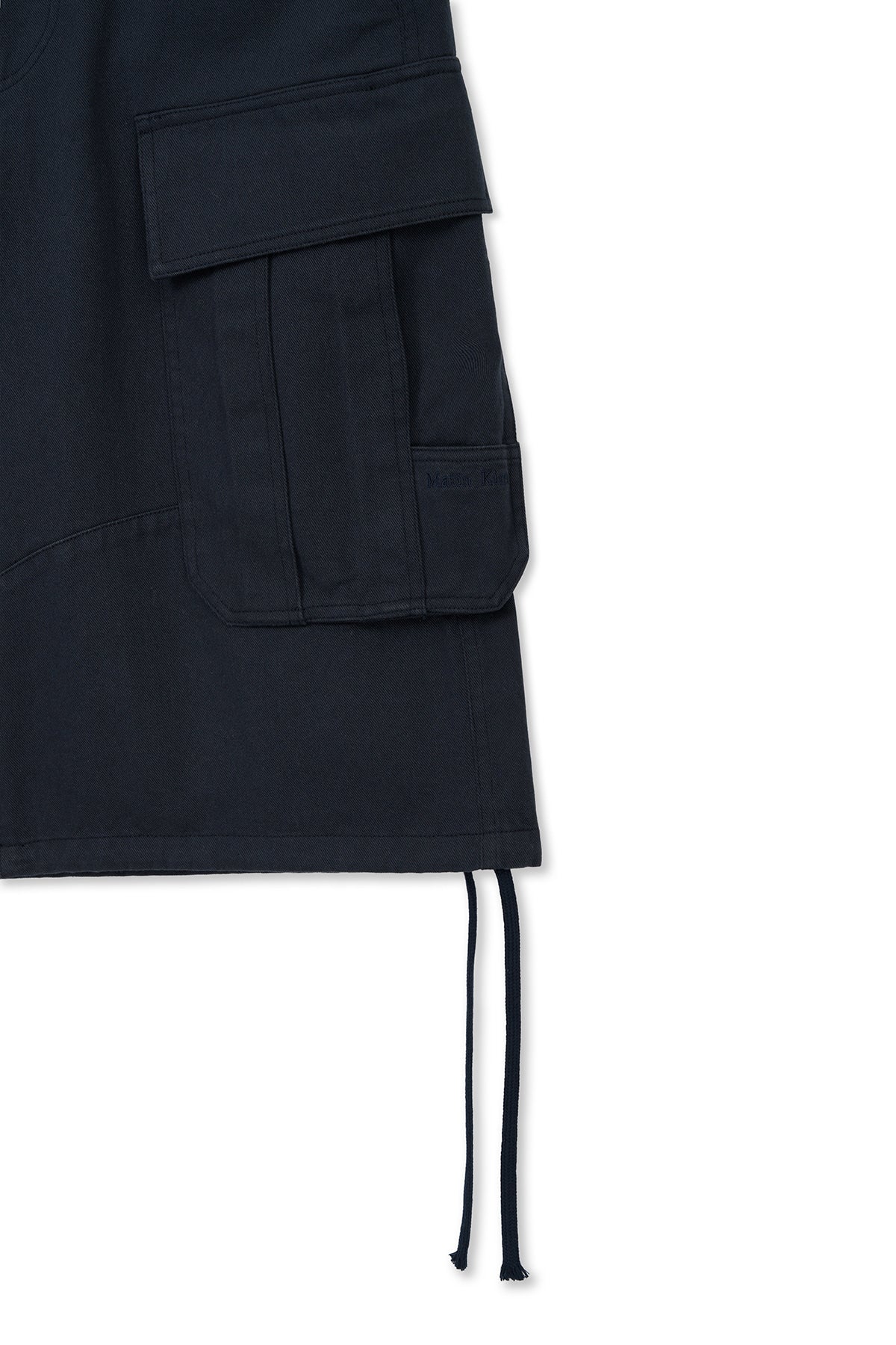 Matin Kim - Utility Cargo Bermuda Pants (Navy) product image 4 | TRAB K-Fashion Australia