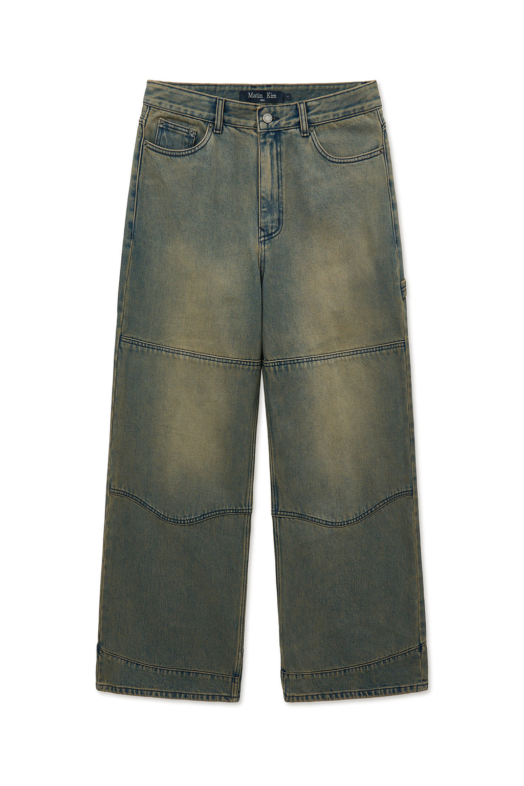 Matin Kim - Western Detail Denim Pants (Blue) product image 1 | TRAB K-Fashion Australia