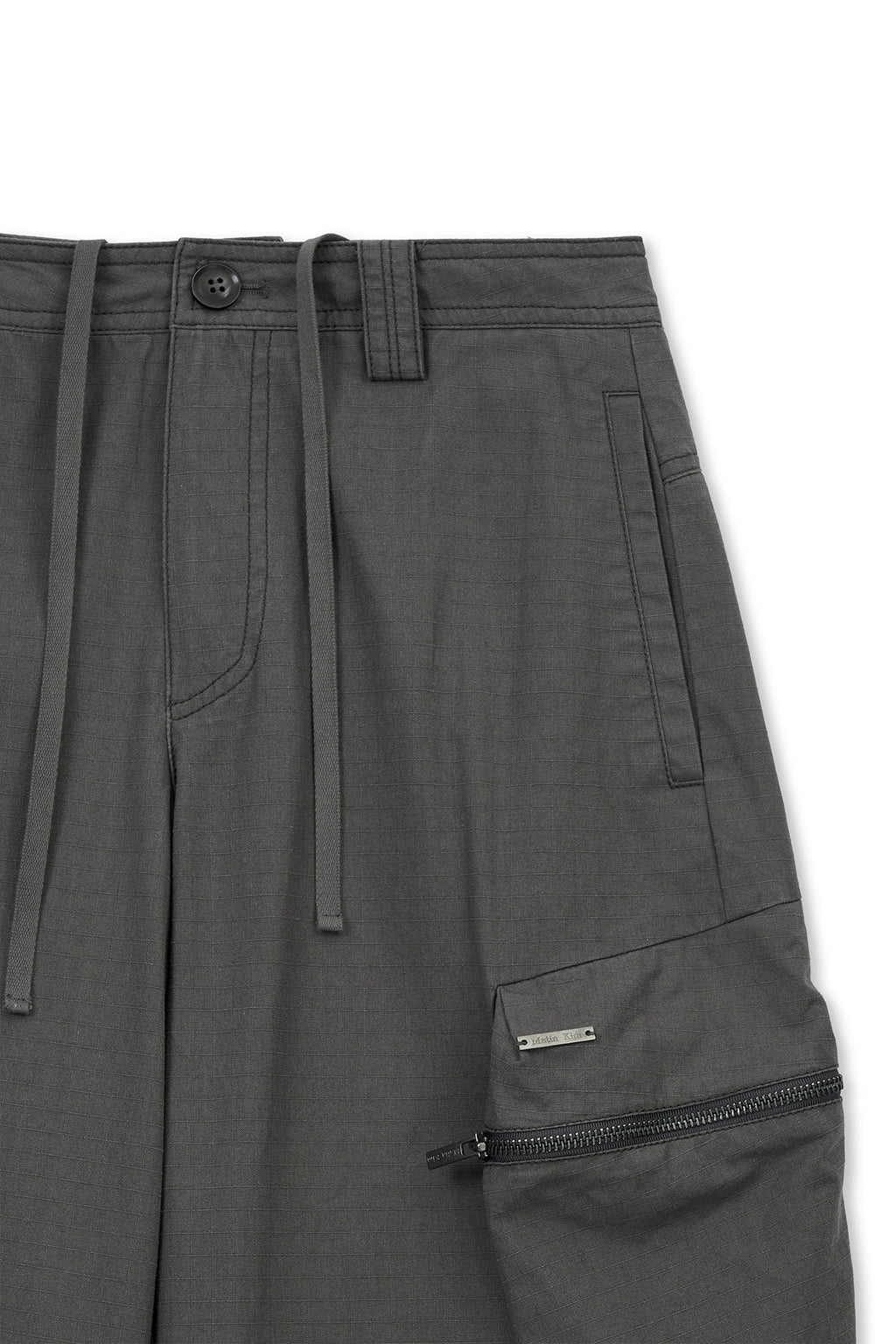 Matin Kim - Detachable Cargo Pants (Charcoal) product image 3 | TRAB K-Fashion Australia