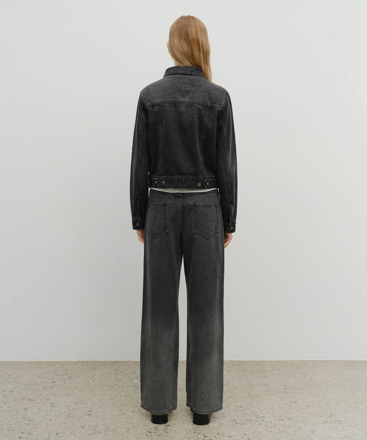 Marithe & Francois Girbaud - Gradation Denim Pants (Black) product image 5 | TRAB K-Fashion Australia