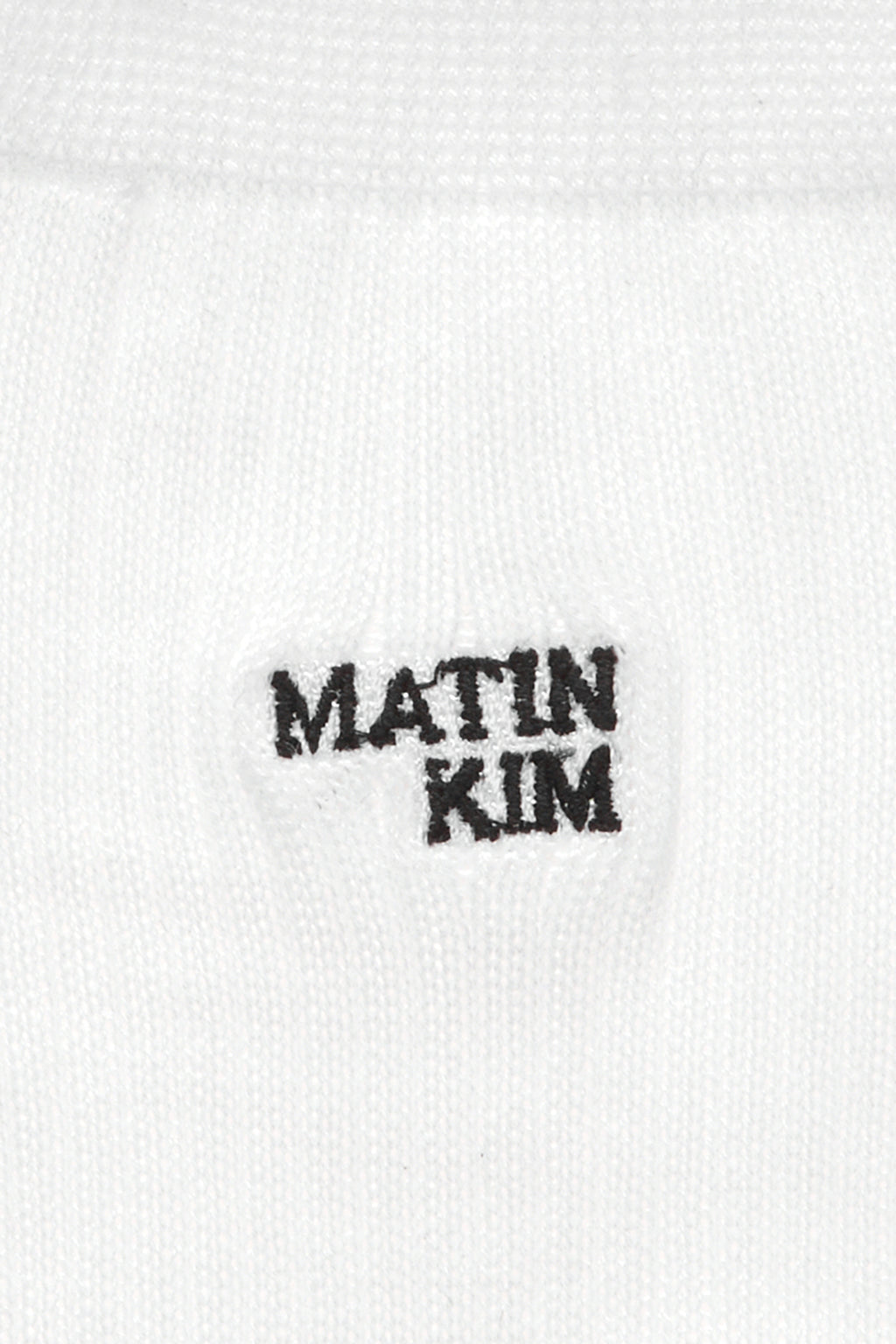 Matin Kim - Small Logo Silket Half Socks (White) product image 3 | TRAB K-Fashion Australia