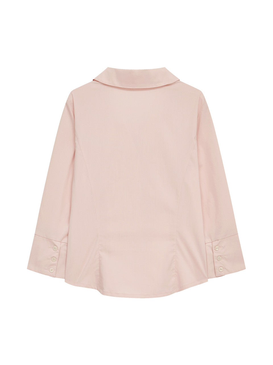 Margarin Fingers - Frill Open Collar Shirt (Pink) product image 2 | TRAB K-Fashion Australia