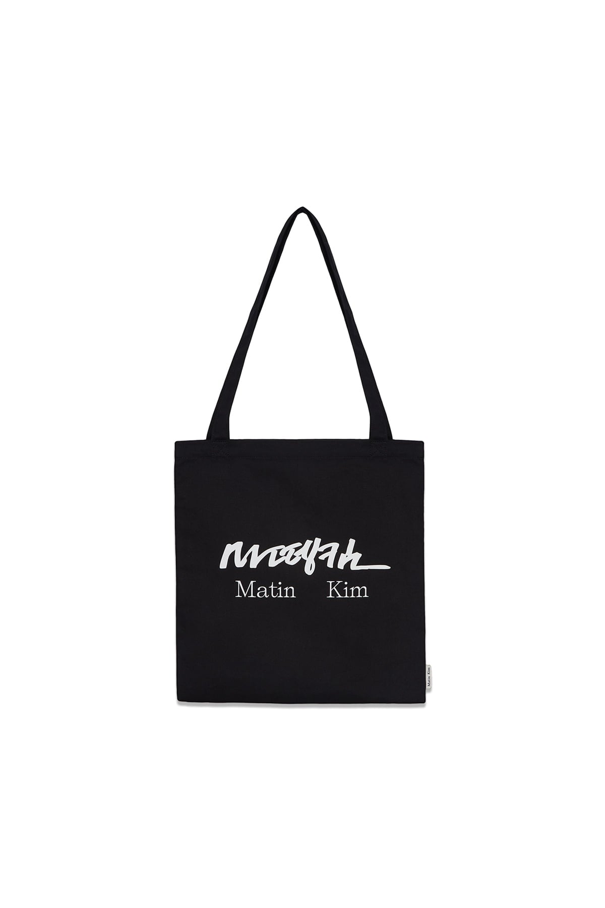 Matin Kim - Hangeul Big Logo Point Ecobag (Black) product image 1 | TRAB K-Fashion Australia