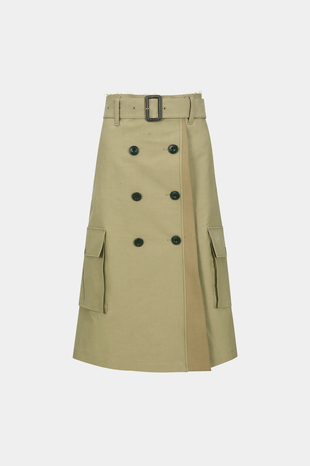 Andersson Bell - Trench Pleats Skirt (Khaki) product image 6 | TRAB K-Fashion Australia