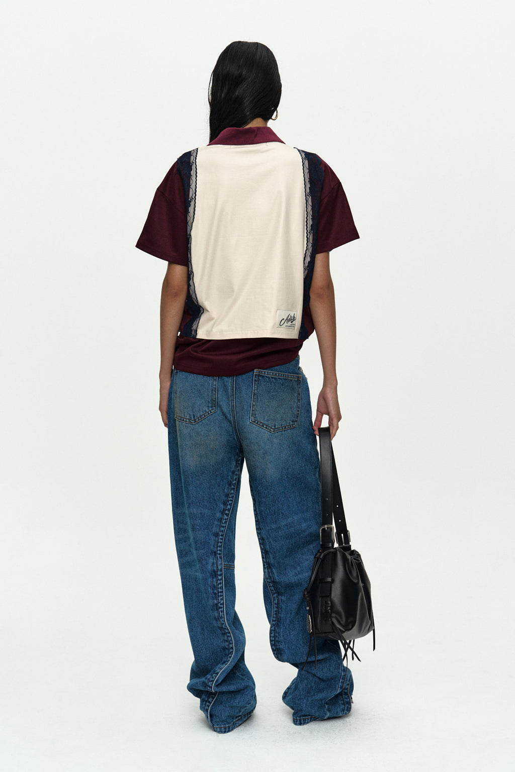 Andersson Bell - Unisex Layered Wide-Leg Jeans (Blue) product image 12 | TRAB K-Fashion Australia