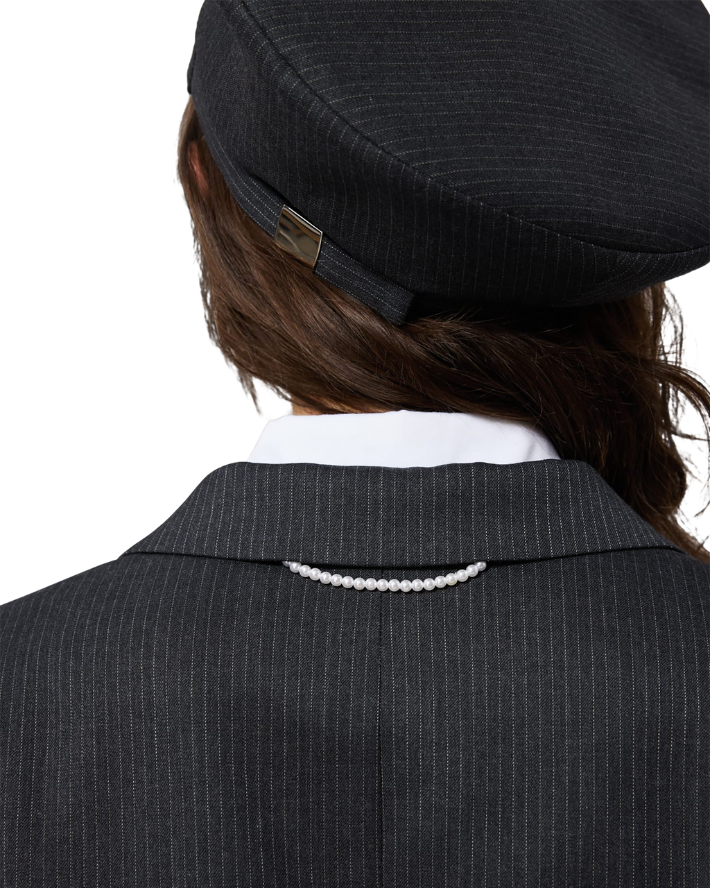 Kimhe Kim - Stripped Beret (Grey) product image 14 | TRAB K-Fashion Australia