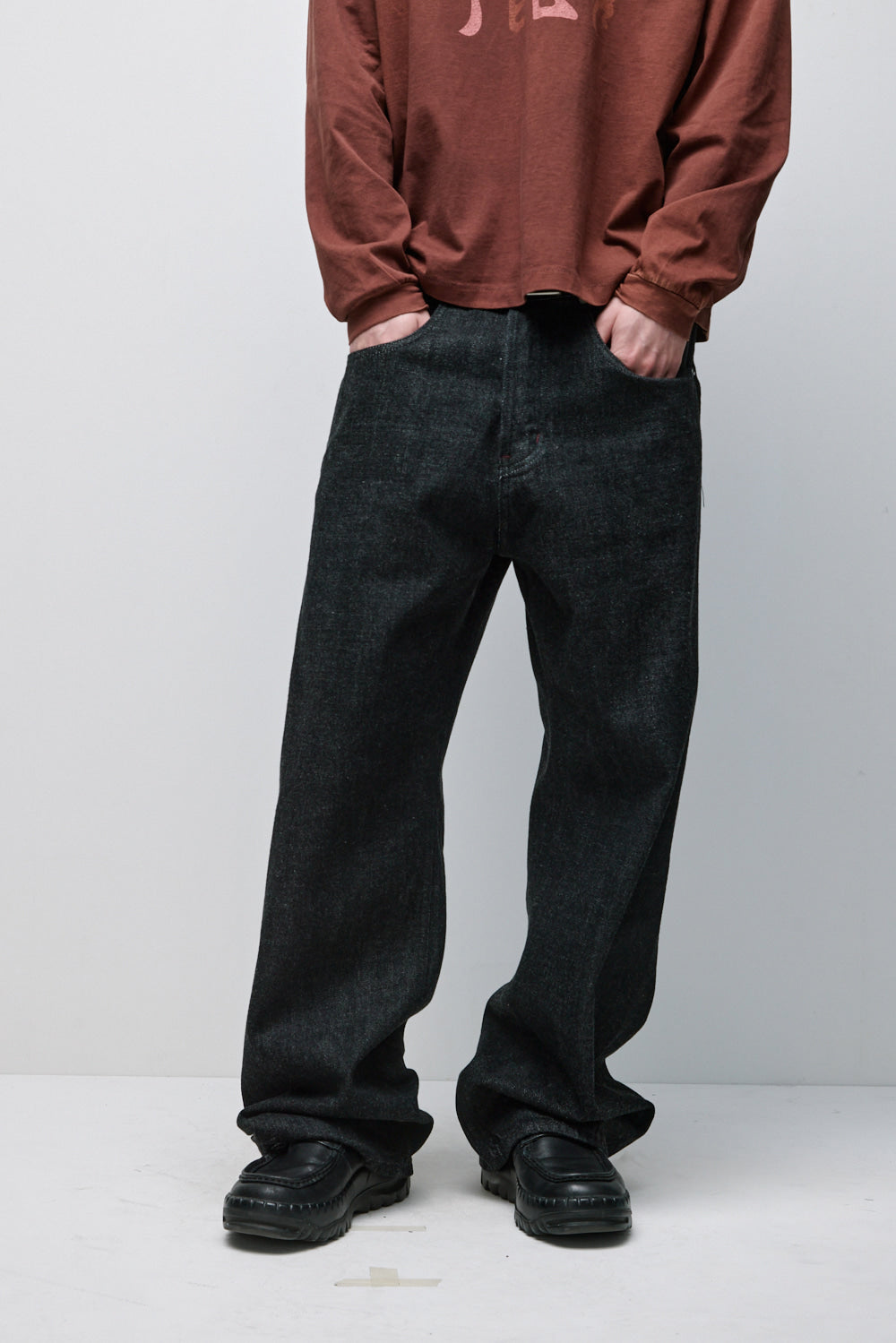 Hatchingroom - Regular Selvedge Jeans (Black) product image 14 | TRAB K-Fashion Australia