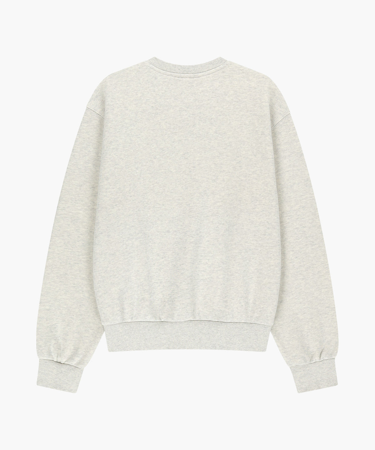 Marithe & Francois Girbaud - Small Classic Logo V Neck Balloon Sweatshirt (Oatmeal) product image 6 | TRAB K-Fashion Australia