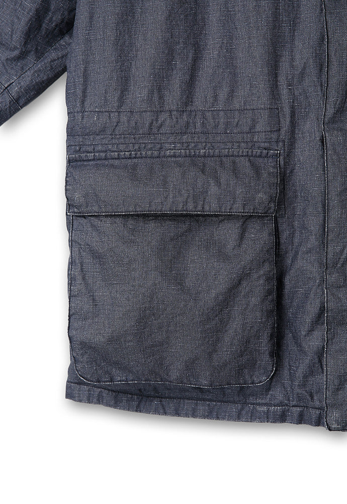 Art if acts - Linen Rain Parka (Navy) product image 16 | TRAB K-Fashion Australia