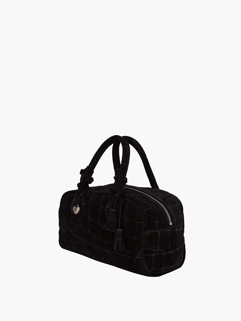 Marge Sherwood - Soft Bowling (Black Croc-Effect Suede) product image 6 | TRAB K-Fashion Australia