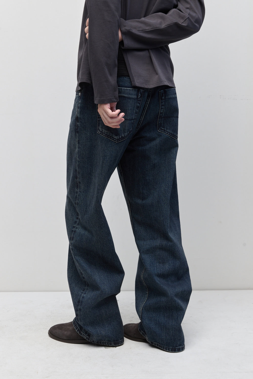 Hatchingroom - Regular Selvedge Jeans (Dark Blue) product image 16 | TRAB K-Fashion Australia
