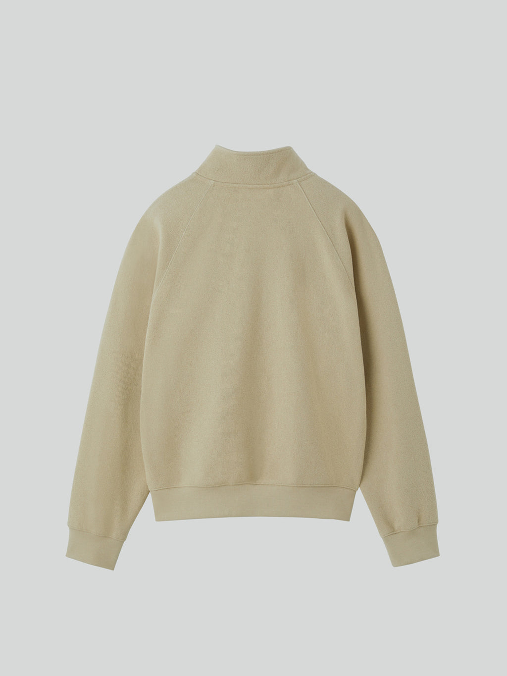 Recto - Rc Logo Half-Zip Sweatshirt (Beige) product image 5 | TRAB K-Fashion Australia
