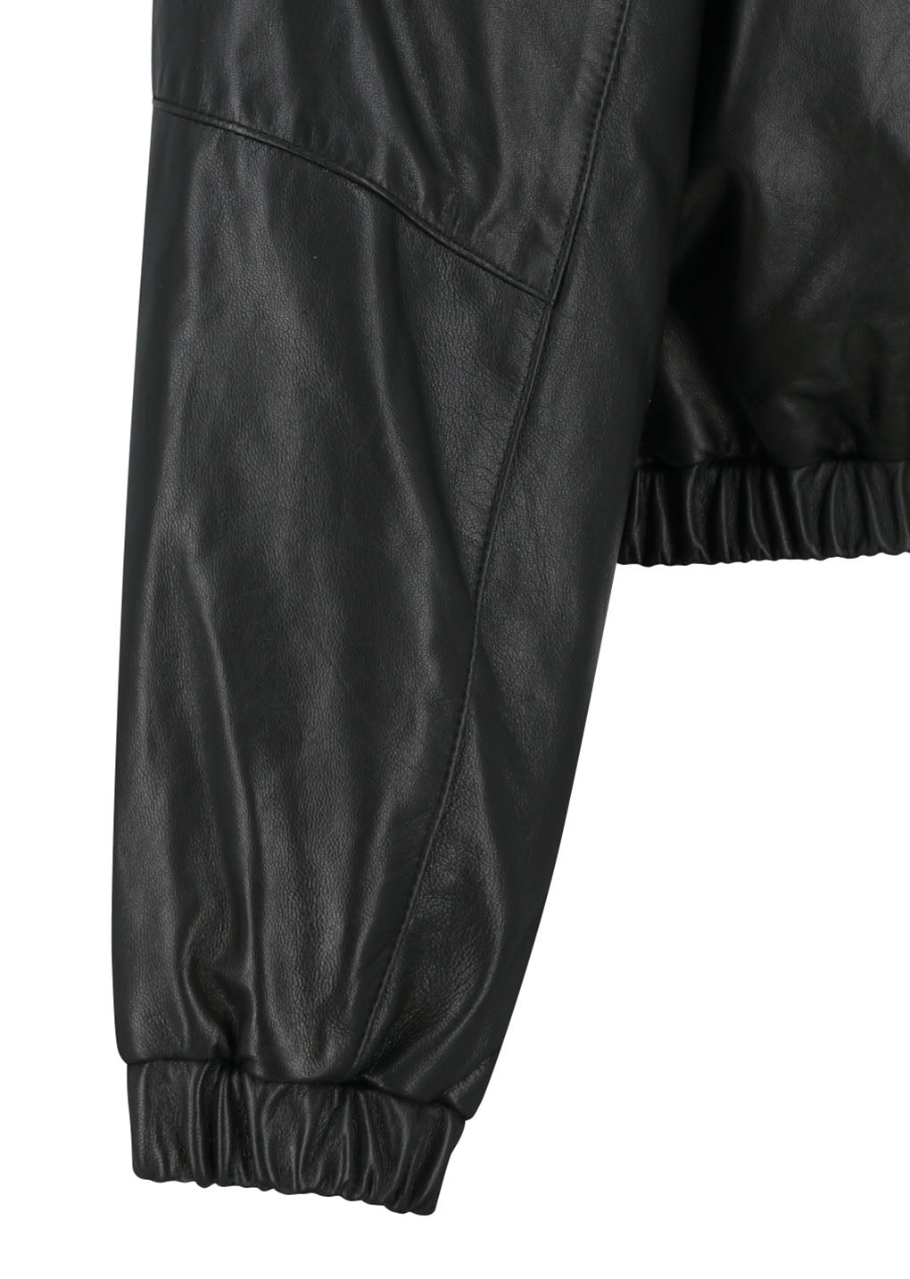 Amomento - [Pre-Order] Lambskin Leather Hood Jumper (Black) product image 10 | TRAB K-Fashion Australia