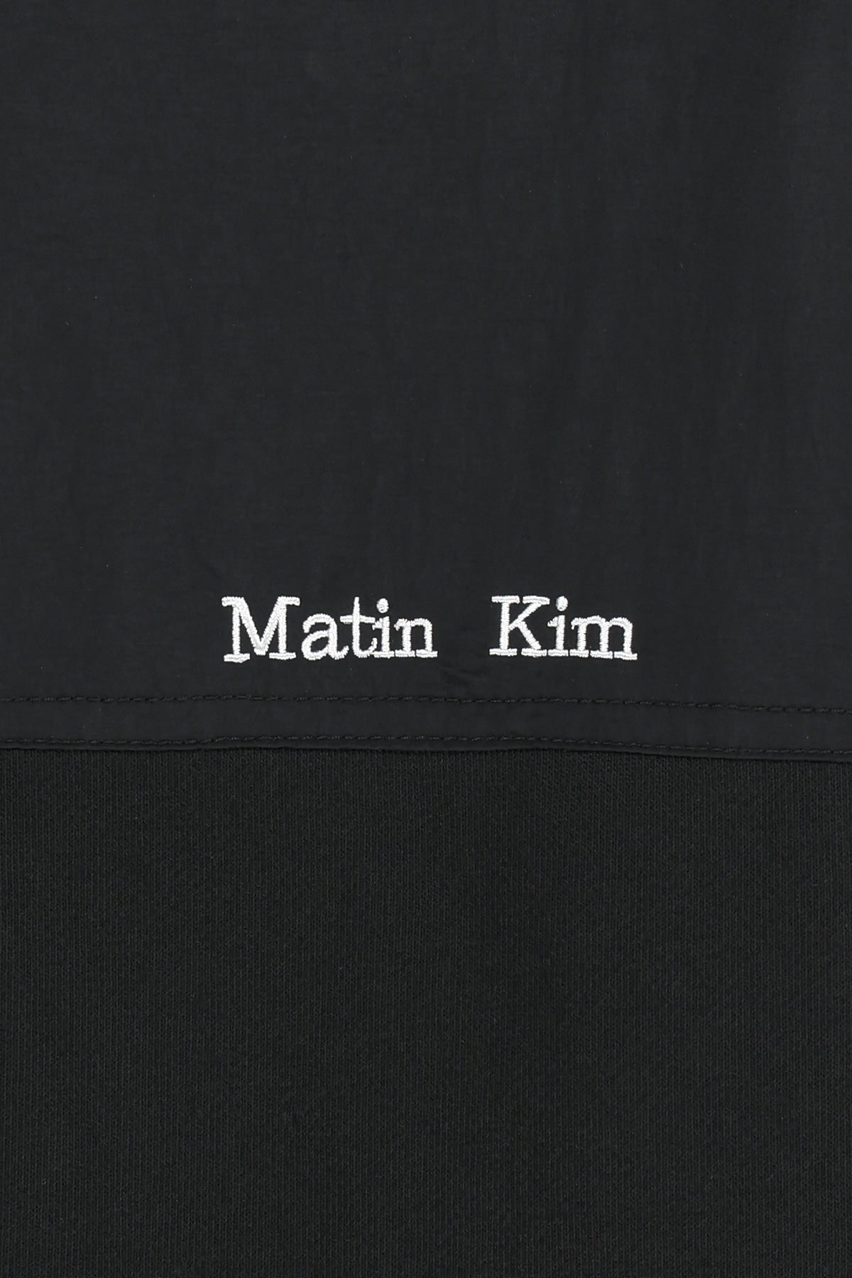 Matin Kim - Color Block Hoody Zip Up (Charcoal) product image 5 | TRAB K-Fashion Australia