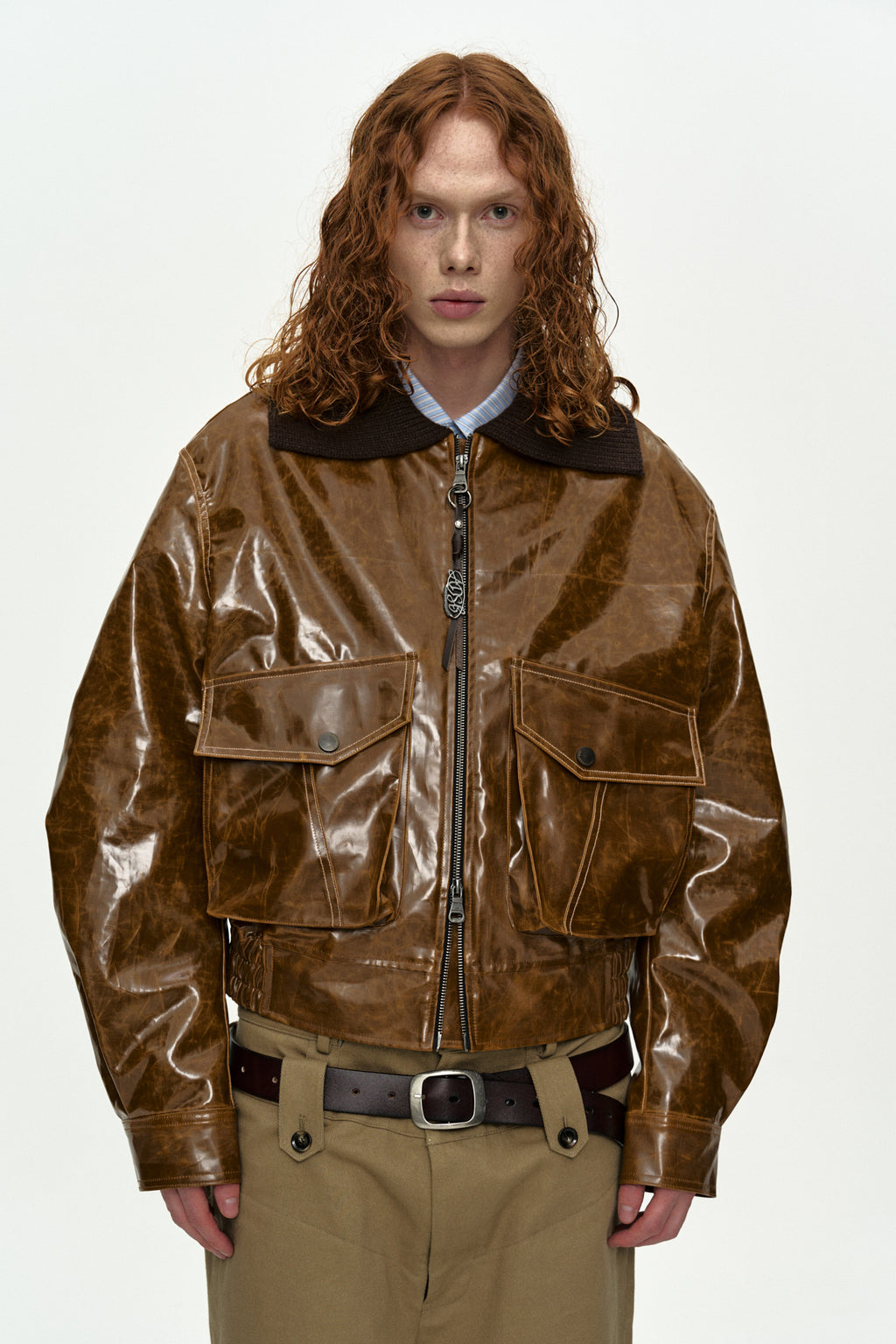 Andersson Bell - Mikoos26 Bomber Jacket (Brown) product image 4 | TRAB K-Fashion Australia