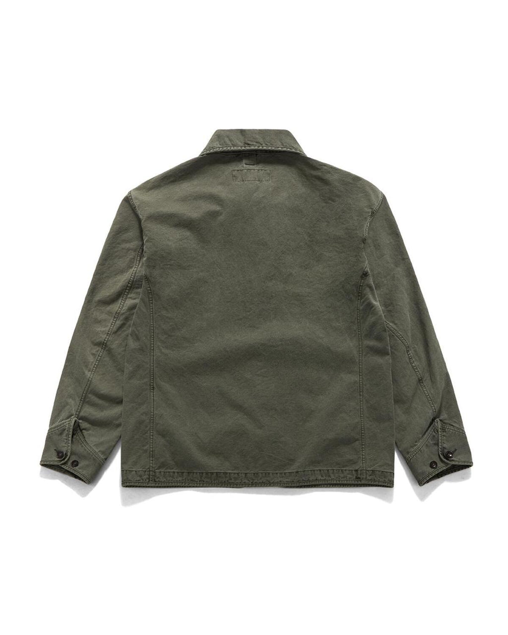 Eastlogue - Wanderer Chore Jacket (Olive Dyeing Linen) product image 6 | TRAB K-Fashion Australia