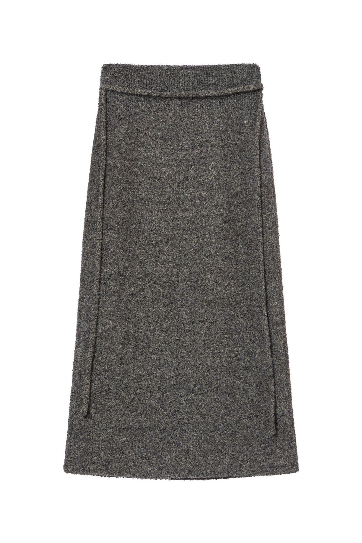 Deinet - Cosmic Knit Skirt (Charcoal) product image 1 | TRAB K-Fashion Australia