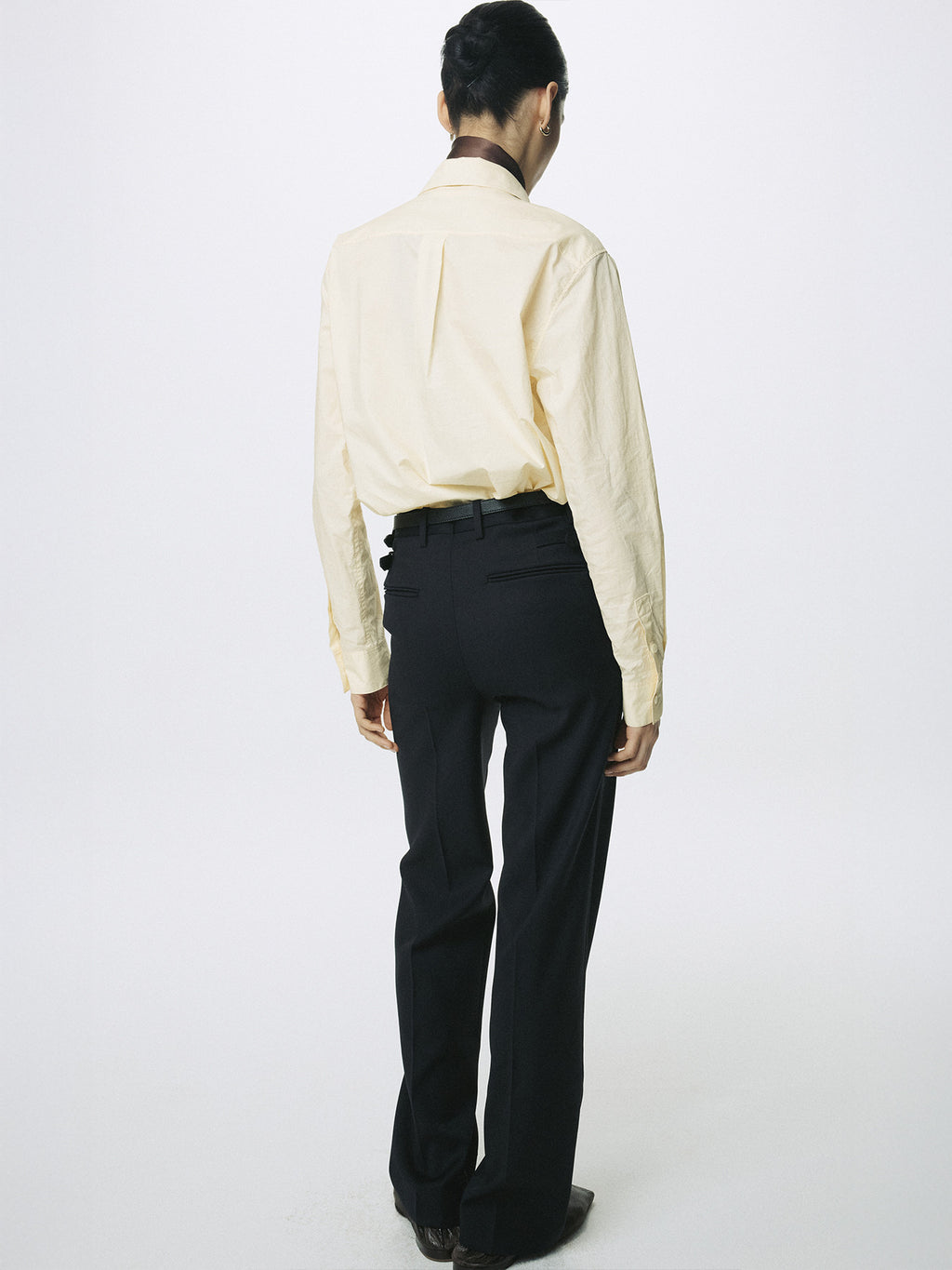Tonywack - Cotton High-Density Shirt (Pale Yellow) product image 4 | TRAB K-Fashion Australia